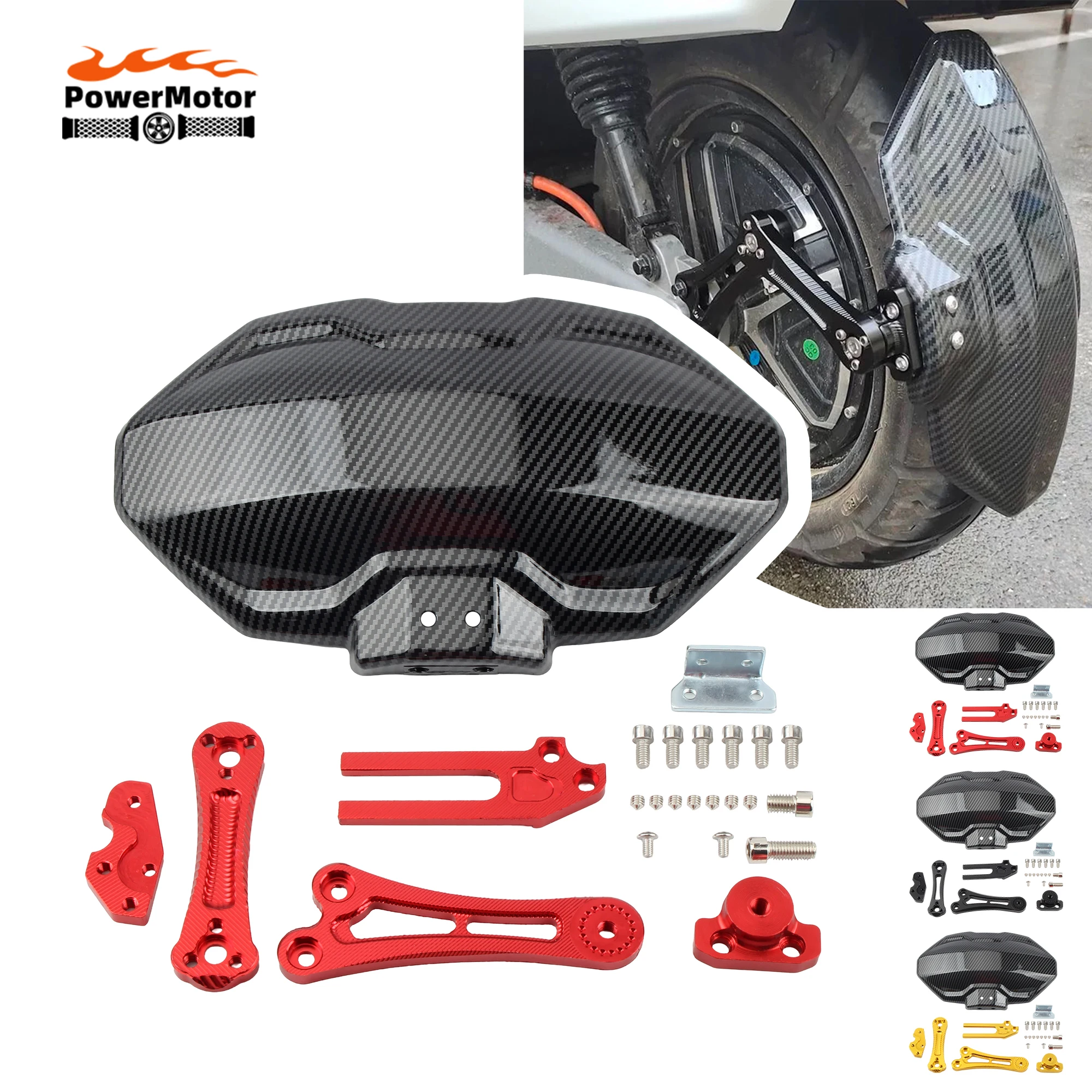 Motorcycle Adjustable Imitation carbon fiber Rear Wheel Fender Mudguard For Cafe Racer E-bike Scooter Moped Universal Parts
Motorcycle Adjustable Imitation carbon fiber Rear Wheel Fender Mudguard For Cafe Racer E-bike Scooter Moped Universal Parts