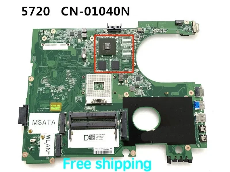 Suitable For Dell Inspiron 5720 Laptop Motherboard DA0R09MB6H1 CN-01040N 01040N Mainboard 100% tested fully work
Suitable For Dell Inspiron 5720 Laptop Motherboard DA0R09MB6H1 CN-01040N 01040N Mainboard 100% tested fully work