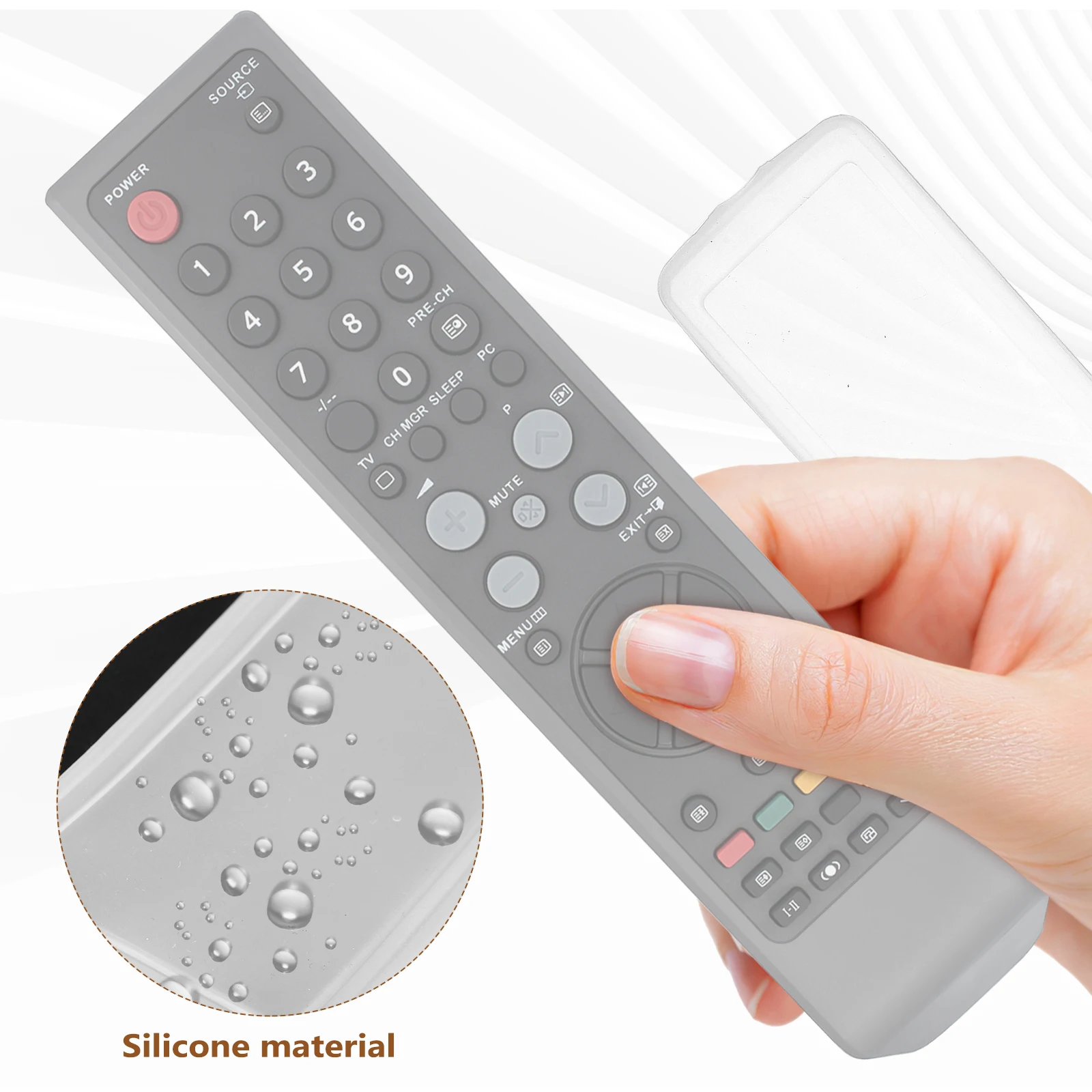3Pcs Remote Control Silicone Covers clear Dust-proof Cover Television Air Conditioner Remote Control Protctor Remote Storage Bag
3Pcs Remote Control Silicone Covers clear Dust-proof Cover Television Air Conditioner Remote Control Protctor Remote Storage Bag