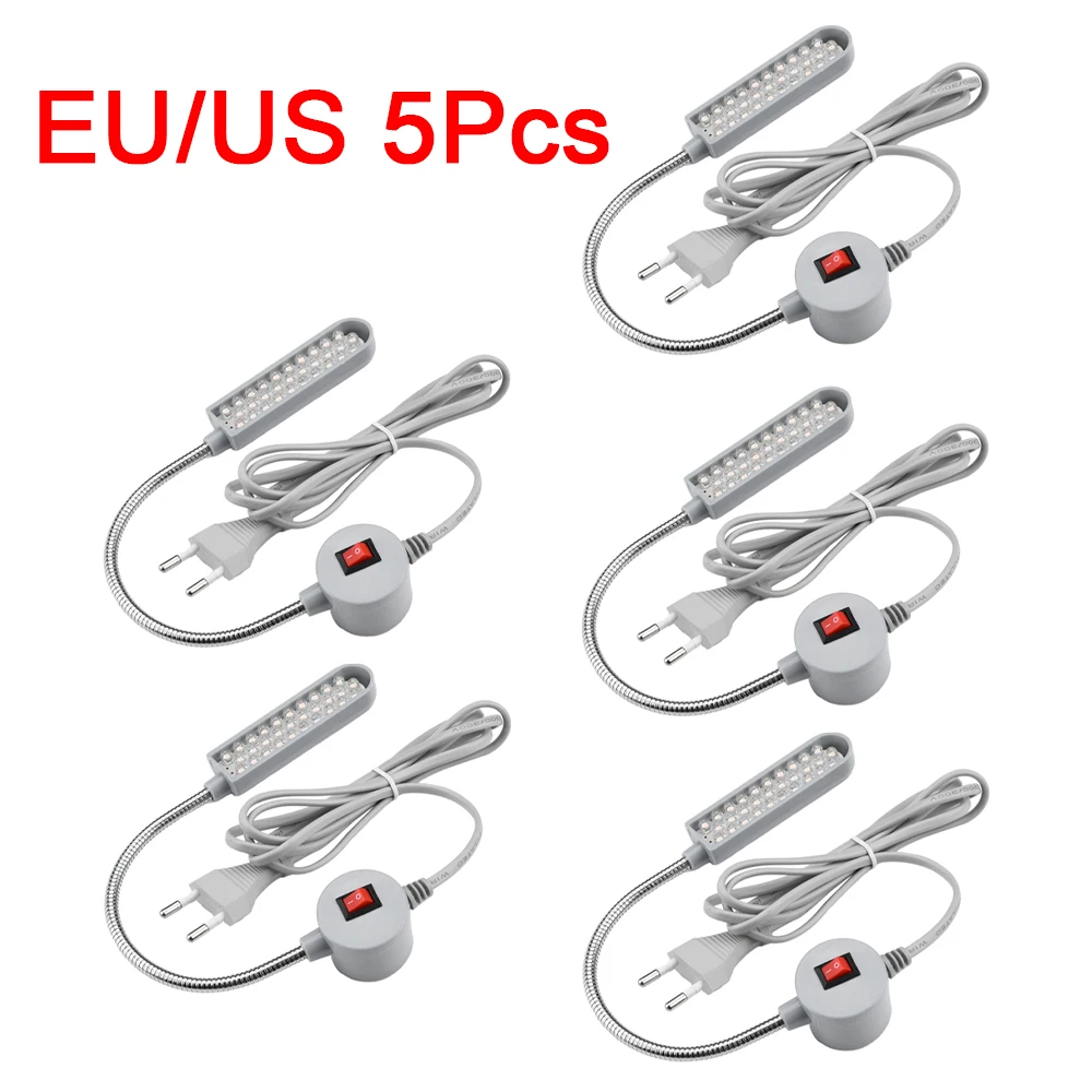 5/1Pcs 30 LED Industrial Sewing Machine Lighting 360° Flexible Gooseneck Industrial Lights Lamp Clothing Machine Work Light
5/1Pcs 30 LED Industrial Sewing Machine Lighting 360° Flexible Gooseneck Industrial Lights Lamp Clothing Machine Work Light