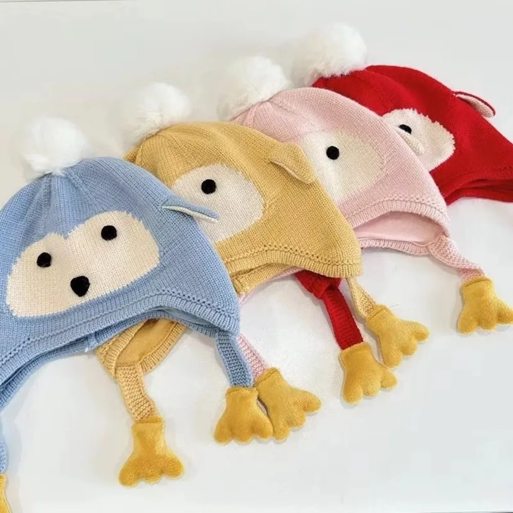 Kawaii Cartoon Beanie Caps Thickened Coldproof Winter Pullover Hats Soft Strap Design Baby Ear Protection Hat Infant
Kawaii Cartoon Beanie Caps Thickened Coldproof Winter Pullover Hats Soft Strap Design Baby Ear Protection Hat Infant