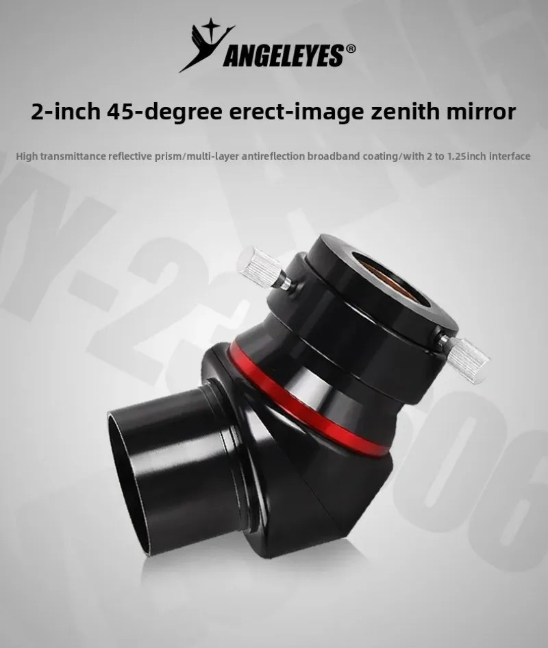 Angeleyes 2 Inch Full Positive Zenith Mirror 45° High Transmittance Astronomical Accessory with 1.25 Inch Adapter
Angeleyes 2 Inch Full Positive Zenith Mirror 45° High Transmittance Astronomical Accessory with 1.25 Inch Adapter