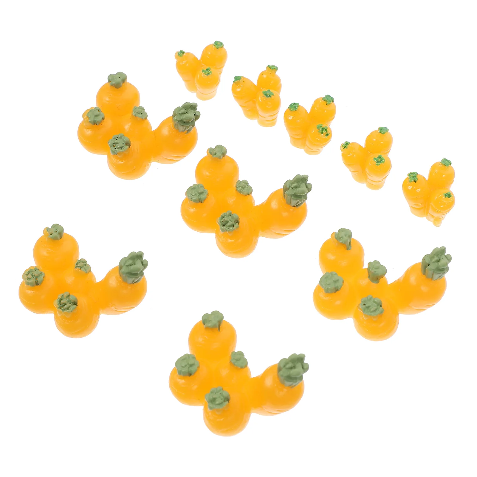 10pcs Resin Crafts Adorable Carrot Figurines Mini Garden Decorations Creative Desktop Accessories For Home Office Rabbit Theme
10pcs Resin Crafts Adorable Carrot Figurines Mini Garden Decorations Creative Desktop Accessories For Home Office Rabbit Theme
