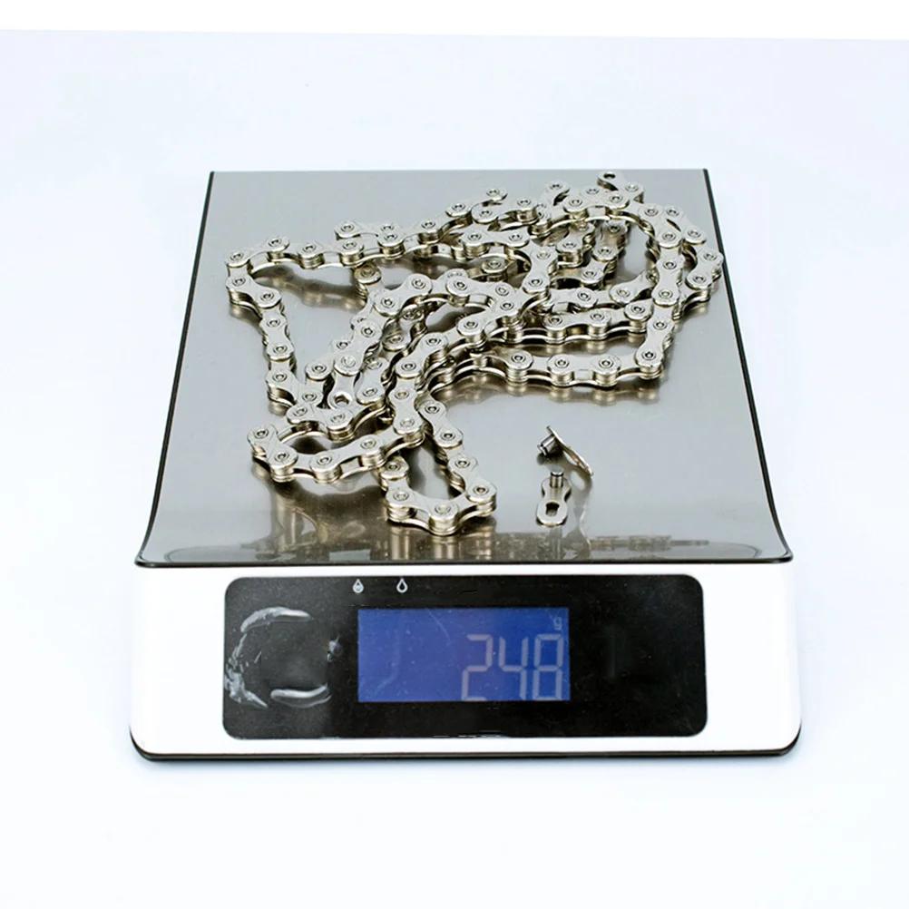 1pcs Bicycle For Mountain Bike Silver 10-Speed Rust-Resistant Electroplated Replacement Chain Variable Chain For Bike Cycling
1pcs Bicycle For Mountain Bike Silver 10-Speed Rust-Resistant Electroplated Replacement Chain Variable Chain For Bike Cycling