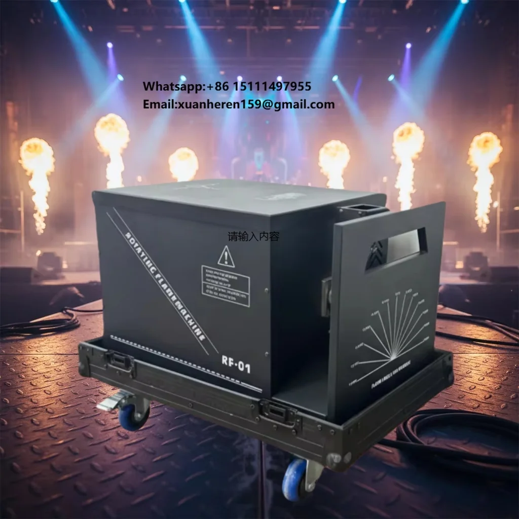 8-10 Meters 210° DMX512 Control IP65 Iron Shaking Head Flame Machine Rotating Real FireThrower 1200W for Stage
8-10 Meters 210° DMX512 Control IP65 Iron Shaking Head Flame Machine Rotating Real FireThrower 1200W for Stage
