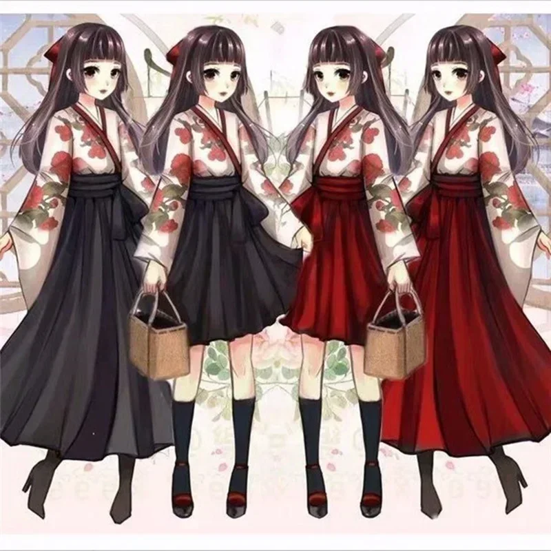 Kimono Sakura Girl Japanese Style Floral Print Vintage Dress Woman Oriental Camellia Love Costume Haori Yukata Asian Clothes
Kimono Sakura Girl Japanese Style Floral Print Vintage Dress Woman Oriental Camellia Love Costume Haori Yukata Asian Clothes