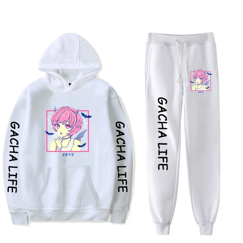 Удобный спортивный костюм Harajuku с принтом Gacha Life, комплект из 2 предметов для мальчиков и девочек
Удобный спортивный костюм Harajuku с принтом Gacha Life, комплект из 2 предметов для мальчиков и девочек