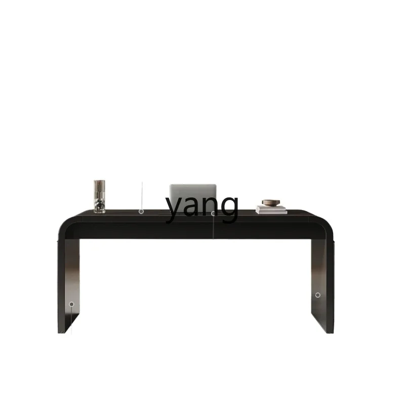 CX Minimalist Desk Black Saddle Leather High-Grade Living Room Writing Desk Modern Home
CX Minimalist Desk Black Saddle Leather High-Grade Living Room Writing Desk Modern Home