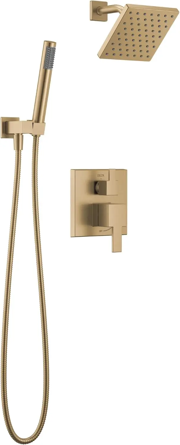 Modern Square Shower System Faucet Set Brushed Gold 6.5 Inch Shower Head And Handle Set Valve Trim Kit For Bathroom Champagne Bronze
Modern Square Shower System Faucet Set Brushed Gold 6.5 Inch Shower Head And Handle Set Valve Trim Kit For Bathroom Champagne Bronze