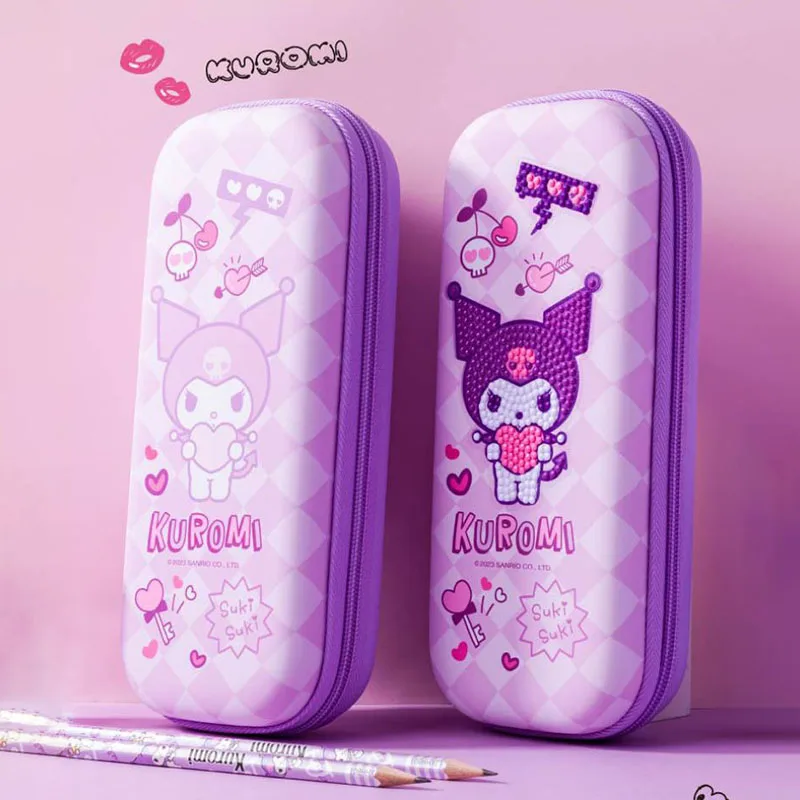 Sanrio Creative Stationery Box Kuromi Dot Drill Box High-Capacity Diy Fun Box Multi-Function Play and Learn At The Same Time
Sanrio Creative Stationery Box Kuromi Dot Drill Box High-Capacity Diy Fun Box Multi-Function Play and Learn At The Same Time