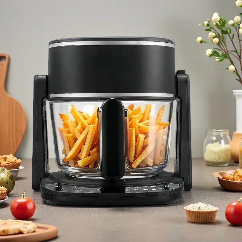 Oil-Free Fryer Large Capacity Air Fryer Smart Black Surface OEM Air Fryer for Wholesale 4.5L 1200W
Oil-Free Fryer Large Capacity Air Fryer Smart Black Surface OEM Air Fryer for Wholesale 4.5L 1200W