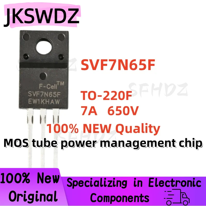 10/20/30PCS 100% Brand New and High Quality SVF7N65F TO-220F 7A 650V MOS tube power management chip
10/20/30PCS 100% Brand New and High Quality SVF7N65F TO-220F 7A 650V MOS tube power management chip