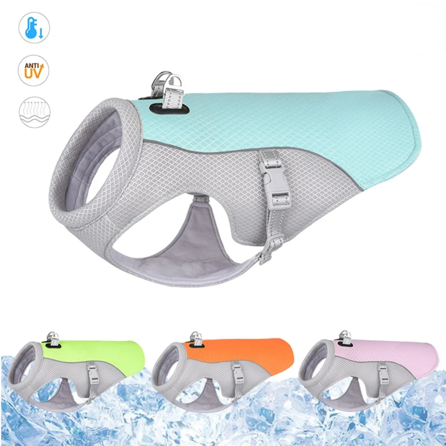 Summer Pet Dog Cooling Vest Heat Resistant Cool Dogs Clothes Breathable Sun-proof Clothing For Small Large Dogs Outdoor Walking
Summer Pet Dog Cooling Vest Heat Resistant Cool Dogs Clothes Breathable Sun-proof Clothing For Small Large Dogs Outdoor Walking