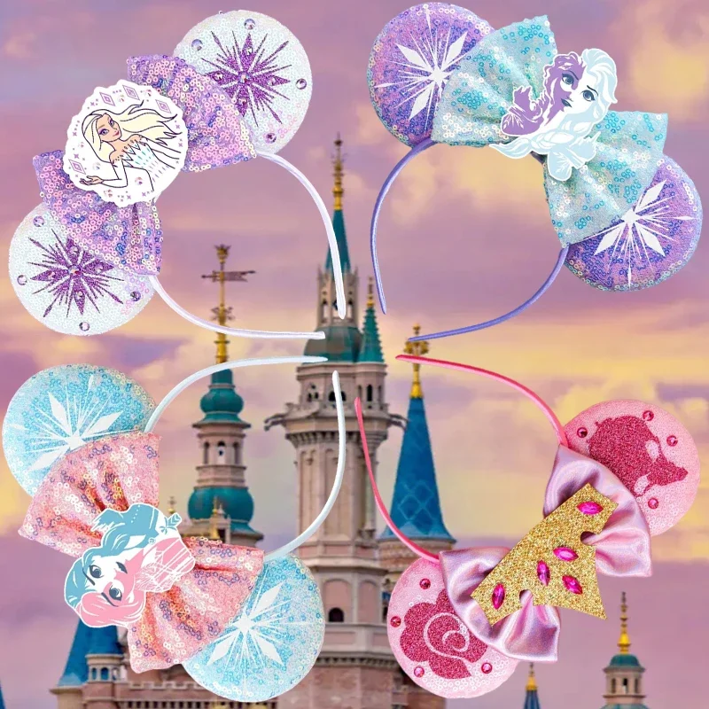 Disney Princess Sequins Bow Ears Headband Women Cute Anime Hairbands Girl Party Mickey Hair Accessories Kids Kawaii Friends Gift
Disney Princess Sequins Bow Ears Headband Women Cute Anime Hairbands Girl Party Mickey Hair Accessories Kids Kawaii Friends Gift