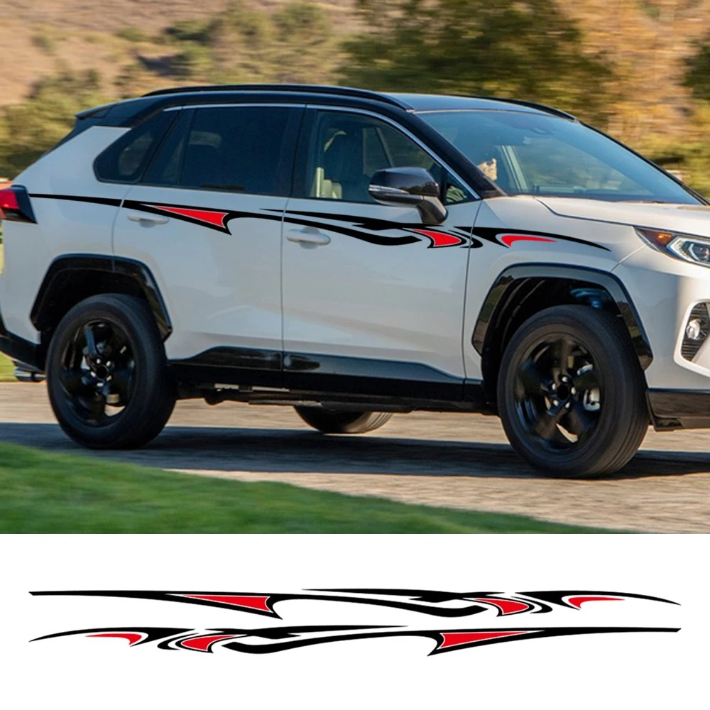 2PCS Creative Car Door Side Stickers Self-adhesive Car Vinyl Decals PVC Auto Body Decoration Sticker Accessories For Toyota RAV4
2PCS Creative Car Door Side Stickers Self-adhesive Car Vinyl Decals PVC Auto Body Decoration Sticker Accessories For Toyota RAV4