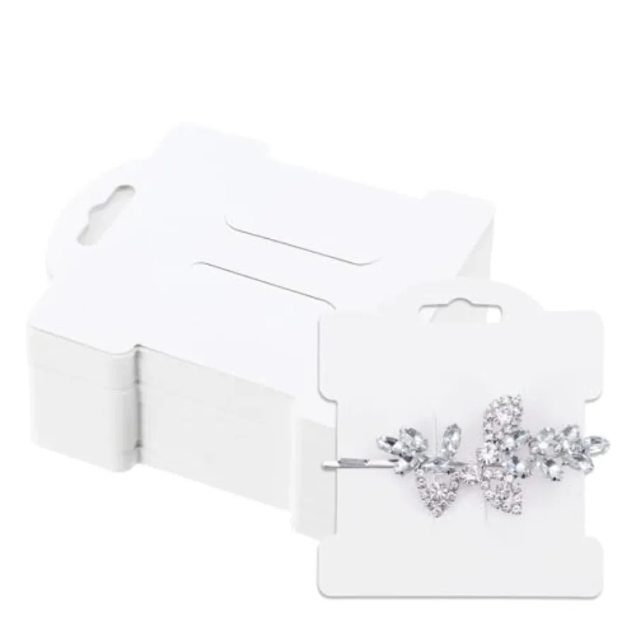 100PCS Hair Clip Display Cards, Hair Clips Bow Display Cards Rectangle Hairs Barrettes Jewelry Displays Holder Earrings Organiz
100PCS Hair Clip Display Cards, Hair Clips Bow Display Cards Rectangle Hairs Barrettes Jewelry Displays Holder Earrings Organiz
