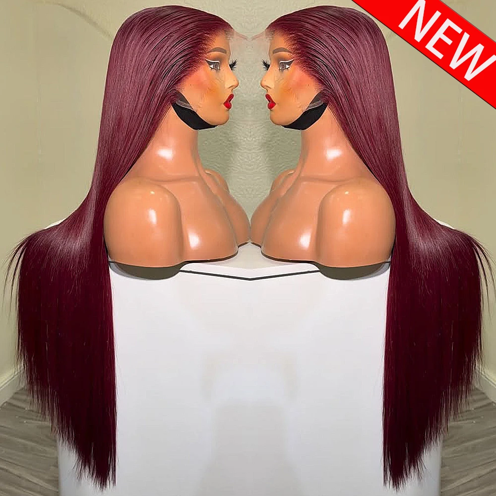 Burgundy 13x6 HD Lace Frontal Human Hair Wigs Straight wigs 400 Density 16-36 Inch 13x4 HD Lace Front Human Hair Wigs For Women
Burgundy 13x6 HD Lace Frontal Human Hair Wigs Straight wigs 400 Density 16-36 Inch 13x4 HD Lace Front Human Hair Wigs For Women