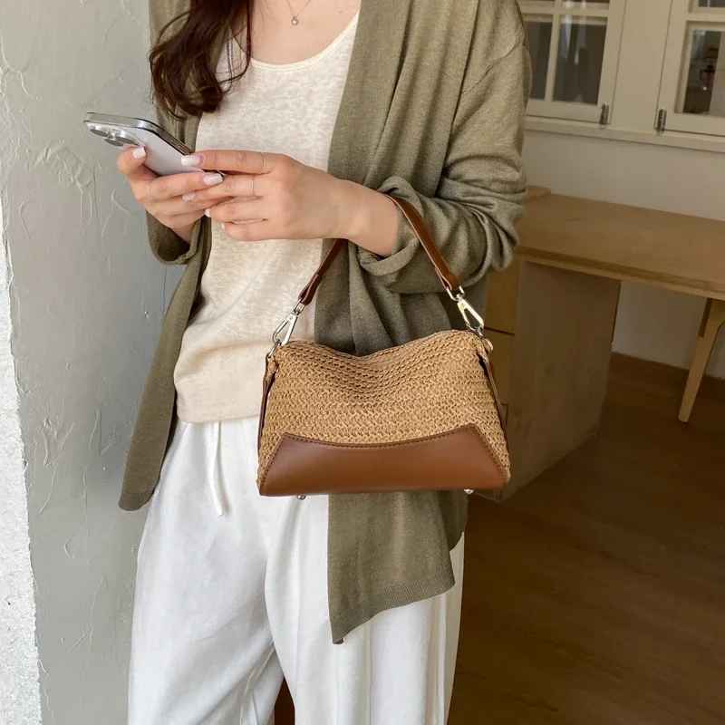 Women's Small Straw Woven Shoulder Bag Casual Vacation Daily Dating Crossbody Bags 2026 Summer New Travel Handbags and Purses
Women's Small Straw Woven Shoulder Bag Casual Vacation Daily Dating Crossbody Bags 2026 Summer New Travel Handbags and Purses