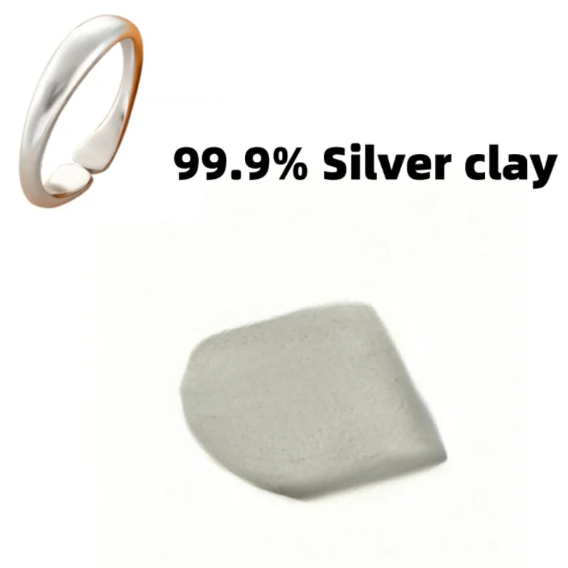 5g/10g 999 Pure Silver Clay Handmade DIY Making Couple Rings Pendants Earrings Necklaces Raw Materials 999 Pure Silver Clay
5g/10g 999 Pure Silver Clay Handmade DIY Making Couple Rings Pendants Earrings Necklaces Raw Materials 999 Pure Silver Clay