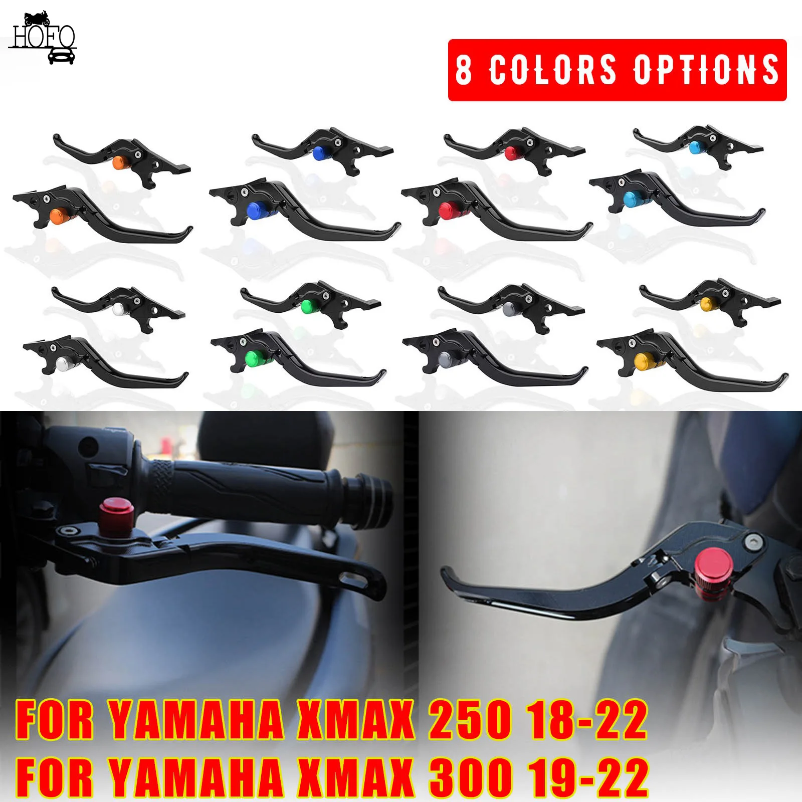 For YAMAHA XMAX 250 300 2018-2022 CNC Folding Extendable Adjustable Brake Clutch Leve Short Brake Clutch Levers Handle Set
For YAMAHA XMAX 250 300 2018-2022 CNC Folding Extendable Adjustable Brake Clutch Leve Short Brake Clutch Levers Handle Set