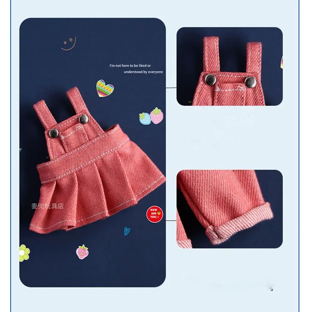 High Quality Jeans Skirt Overalls Multi-color DIY Strap Skirt Clothes Handmade Accessories For 15cm Cotton Accessories
High Quality Jeans Skirt Overalls Multi-color DIY Strap Skirt Clothes Handmade Accessories For 15cm Cotton Accessories