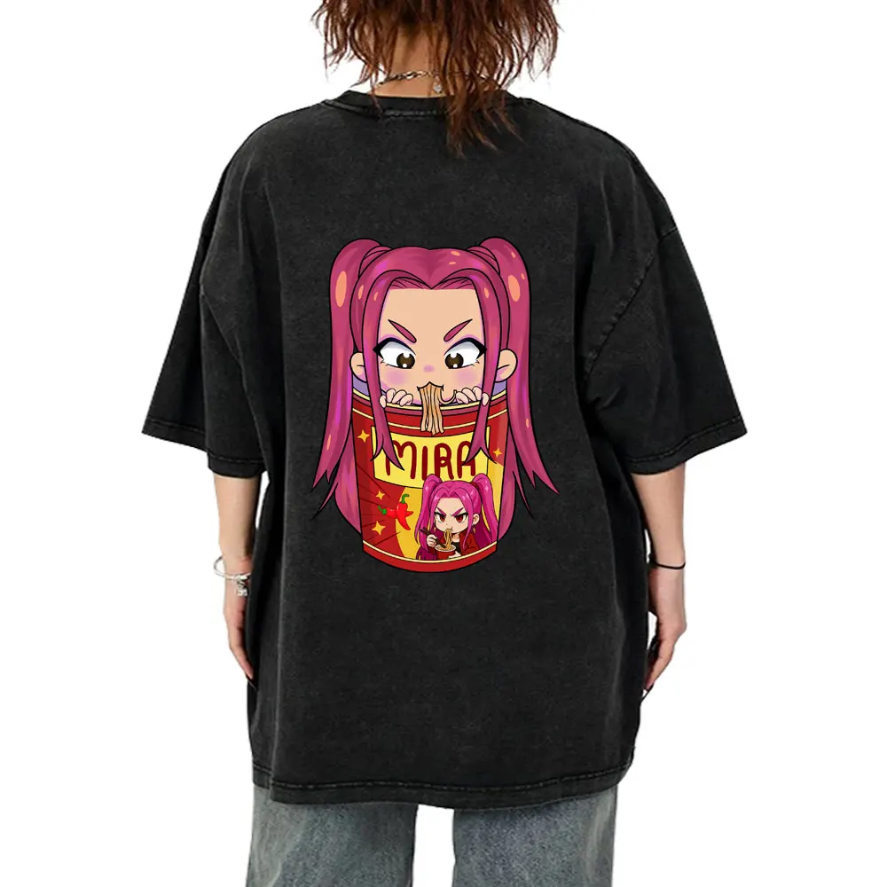 Washed Vintage Movie KPop Demon Hunters T Shirts Cute Kawaii Rumi Mira Zoey T-shirt Men Women Casual Oversized Crewneck Tshirt
Washed Vintage Movie KPop Demon Hunters T Shirts Cute Kawaii Rumi Mira Zoey T-shirt Men Women Casual Oversized Crewneck Tshirt