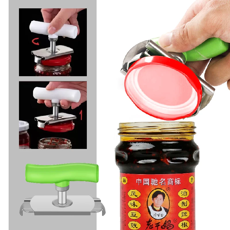 Multi-Function Bottle Cap Opener Stainless Steel Adjustable Lids Off Jar Opener Labor-Saving Screw Can Opener Kitchen Gadget
Multi-Function Bottle Cap Opener Stainless Steel Adjustable Lids Off Jar Opener Labor-Saving Screw Can Opener Kitchen Gadget
