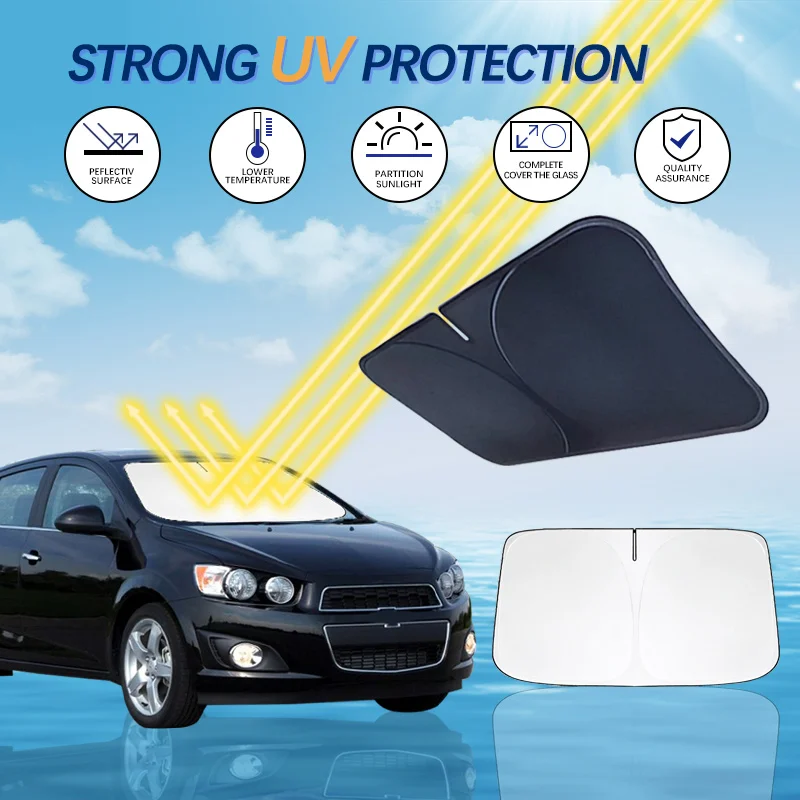 Foldable Car Sun Visor For Chevrolet Sonic Lova Sail Front Windshield Sunshade Heat Insulation Summer Cooling Auto Accessories
Foldable Car Sun Visor For Chevrolet Sonic Lova Sail Front Windshield Sunshade Heat Insulation Summer Cooling Auto Accessories