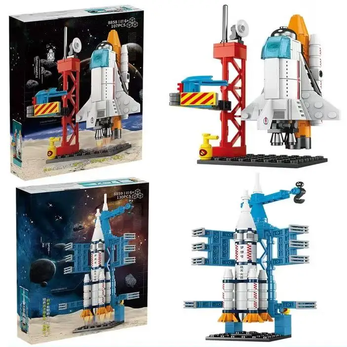 NEW mini Aviation Manned Rocket Model Building Blocks Space Aerospace Station Bricks City Construction Toys for Children
NEW mini Aviation Manned Rocket Model Building Blocks Space Aerospace Station Bricks City Construction Toys for Children