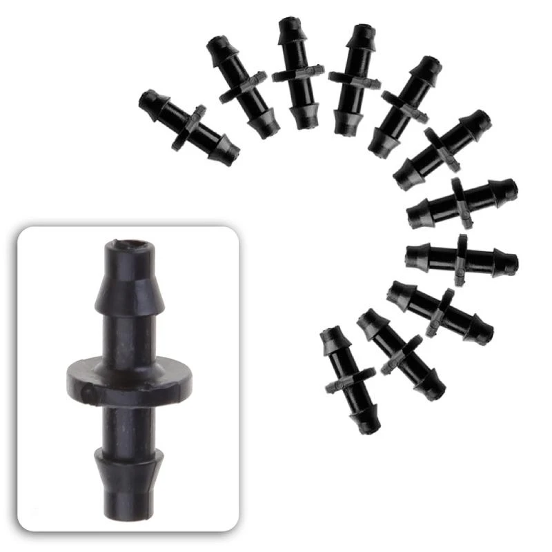 100PCs Barbed Connector Double Way 1/4" Fr 4/7mm Hose Garden Drip Irrigation Hot best sale
100PCs Barbed Connector Double Way 1/4" Fr 4/7mm Hose Garden Drip Irrigation Hot best sale