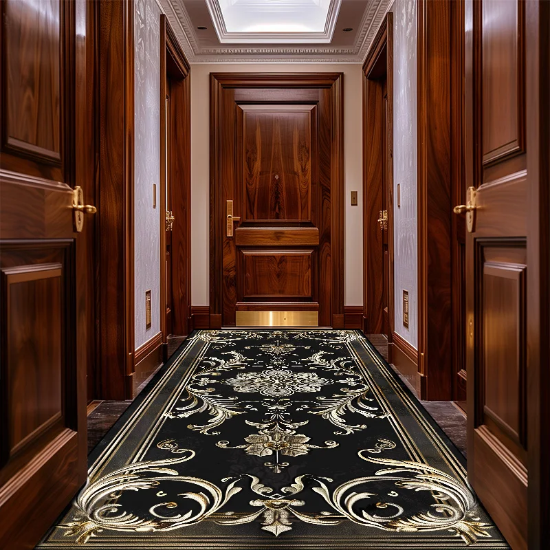 European Style Luxury Corridor Carpet Senior Villa Passageway Carpet Non-slip Washable Carpet Runner Custom Rug for Living Room
European Style Luxury Corridor Carpet Senior Villa Passageway Carpet Non-slip Washable Carpet Runner Custom Rug for Living Room