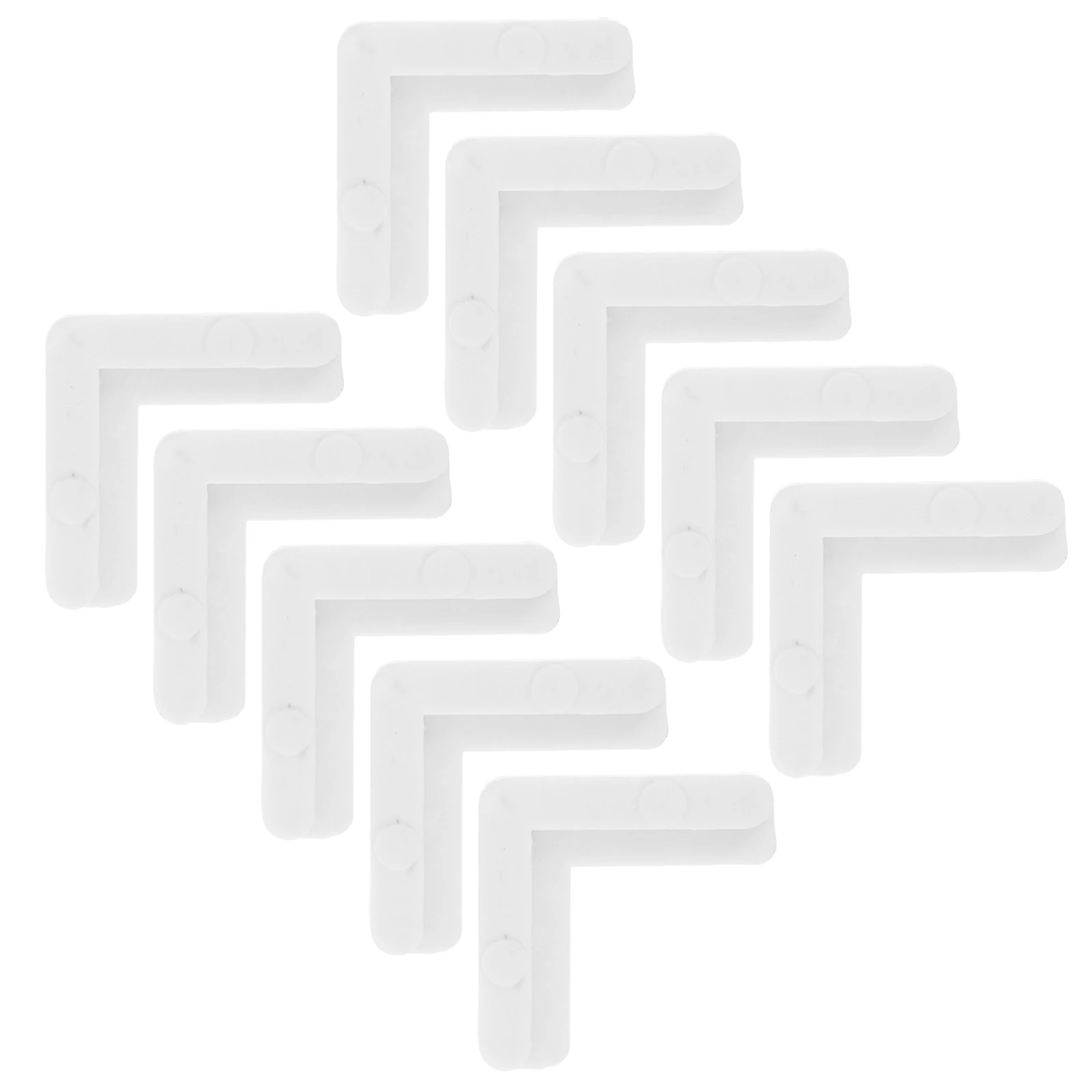 10 Pcs White 90 Degree Screen Frame Corners Plastic L Brackets Window Repair Kit Small Angle Braces Hardware Accessories
10 Pcs White 90 Degree Screen Frame Corners Plastic L Brackets Window Repair Kit Small Angle Braces Hardware Accessories