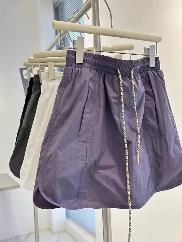American Casual Workwear A-Line Skirt Women's Summer Design Elastic Waist Short Pants Skirt Parachute Skirt
American Casual Workwear A-Line Skirt Women's Summer Design Elastic Waist Short Pants Skirt Parachute Skirt