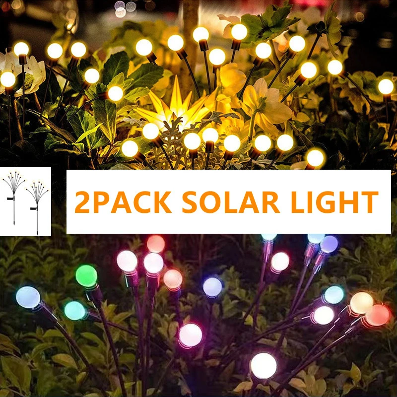 Solar Firefly Light Outdoor 10/8/6 LED Waterproof Outdoor Garden Decoration Landscape Solar Light for Christmas Wedding Decor
Solar Firefly Light Outdoor 10/8/6 LED Waterproof Outdoor Garden Decoration Landscape Solar Light for Christmas Wedding Decor