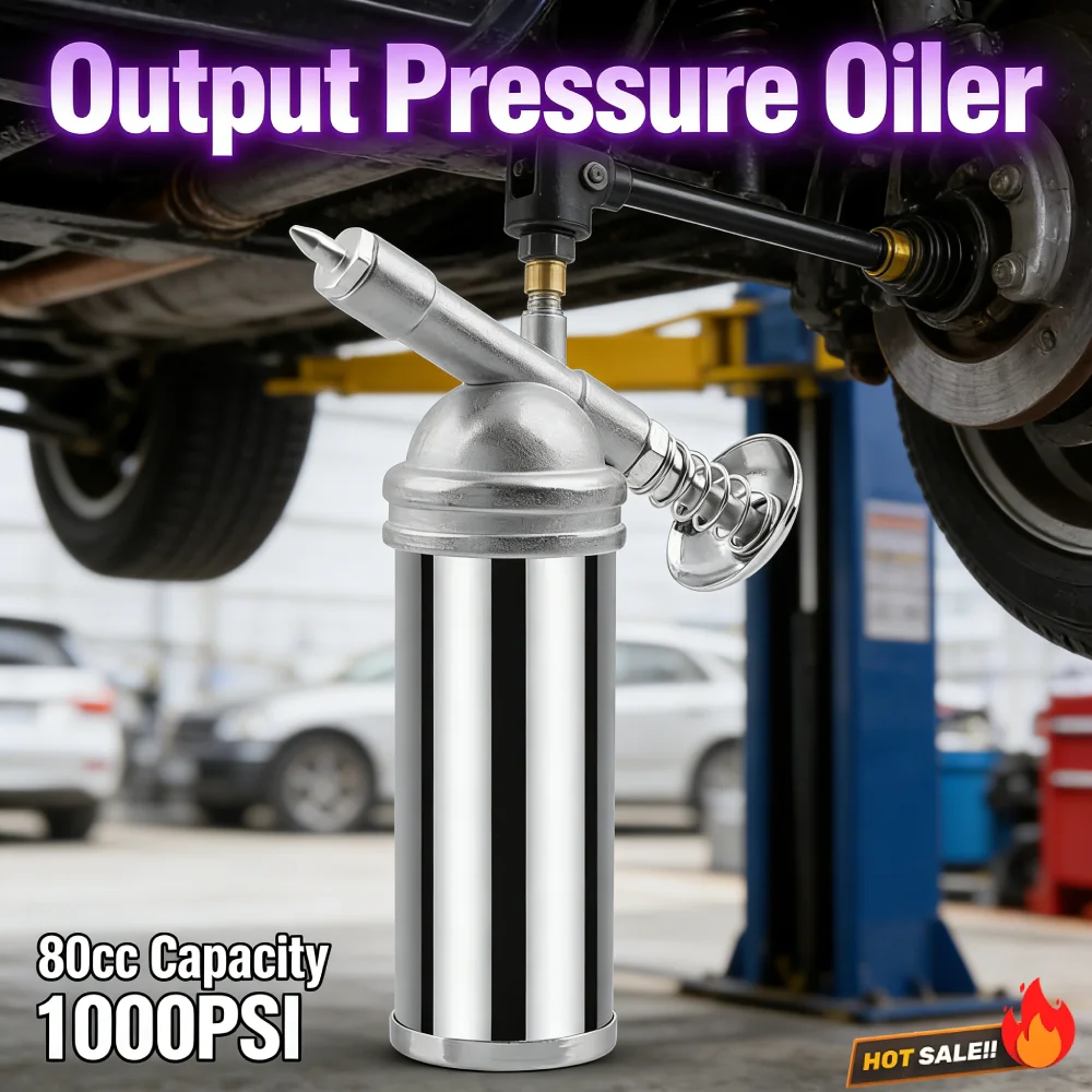 1000PSI Handheld High Pressure Oiler with Needle Nozzle 80cc Mini Grease Gun for Bicycle Small Accessories Lubrication
1000PSI Handheld High Pressure Oiler with Needle Nozzle 80cc Mini Grease Gun for Bicycle Small Accessories Lubrication