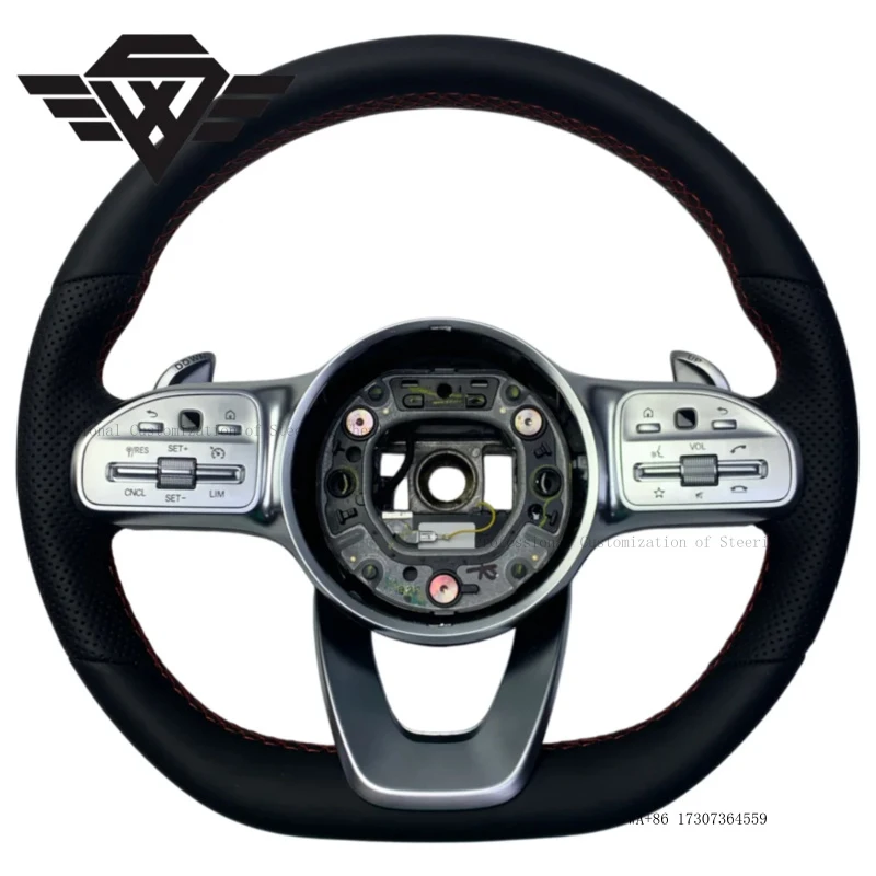 Luxury Style Top Quality Leather Car Steering Wheel for Mercedes Benz 223Y W205 809 AMG W219 Assembly Factory Custom
Luxury Style Top Quality Leather Car Steering Wheel for Mercedes Benz 223Y W205 809 AMG W219 Assembly Factory Custom