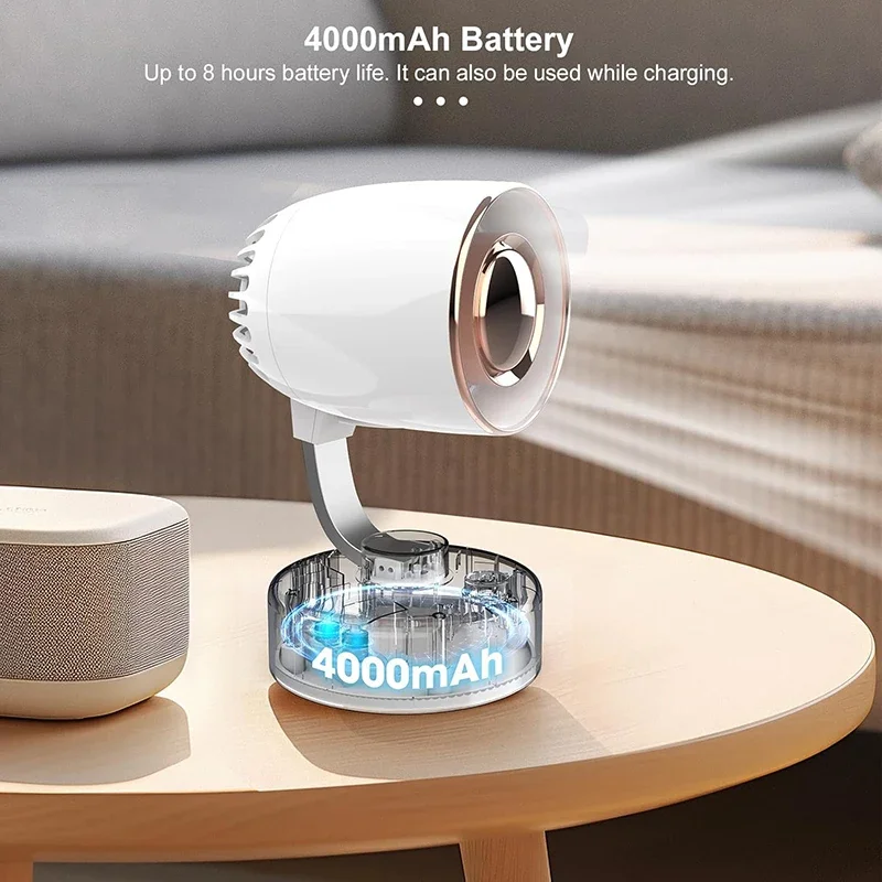 4000mAh Portable Ultra-quiet Desktop Small Fan 4 Speed Adjustable Is Very Suitable For Home Bedroom Office Dormitory Travel
4000mAh Portable Ultra-quiet Desktop Small Fan 4 Speed Adjustable Is Very Suitable For Home Bedroom Office Dormitory Travel