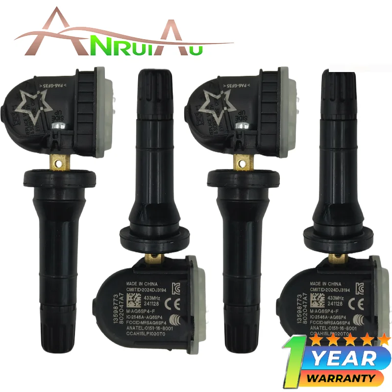 NEW TPMS Tire Pressure Monitoring System 4pcs 13598773 Buick LaCrosse 2017-2019 Cadillac CT6 2016-2020 13598773
NEW TPMS Tire Pressure Monitoring System 4pcs 13598773 Buick LaCrosse 2017-2019 Cadillac CT6 2016-2020 13598773