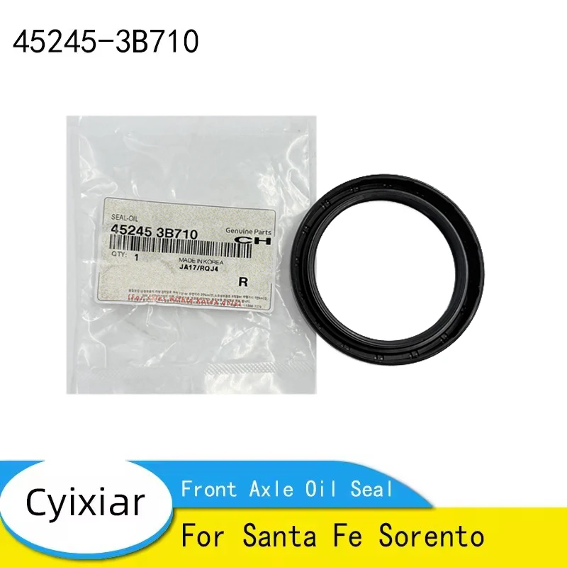 452453B710 Front Axle Oil Seal For Santa Fe Sorento 45245-3B710
452453B710 Front Axle Oil Seal For Santa Fe Sorento 45245-3B710