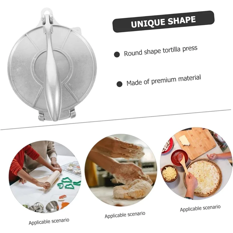 A29M-Press Aluminum Alloy Tortilla Press Flapjack Machine Crepe Machine Pancake Maker Cast Aluminum Tortillas Homemade
A29M-Press Aluminum Alloy Tortilla Press Flapjack Machine Crepe Machine Pancake Maker Cast Aluminum Tortillas Homemade