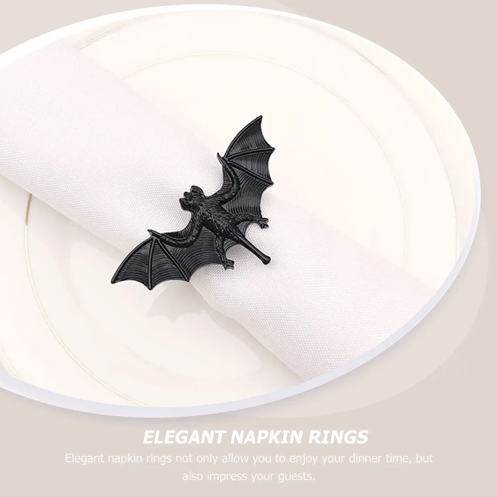 6 Pcs Ghost Hand Napkin Ring Napkins Holder Metal Halloween Rings Black Decorative
6 Pcs Ghost Hand Napkin Ring Napkins Holder Metal Halloween Rings Black Decorative