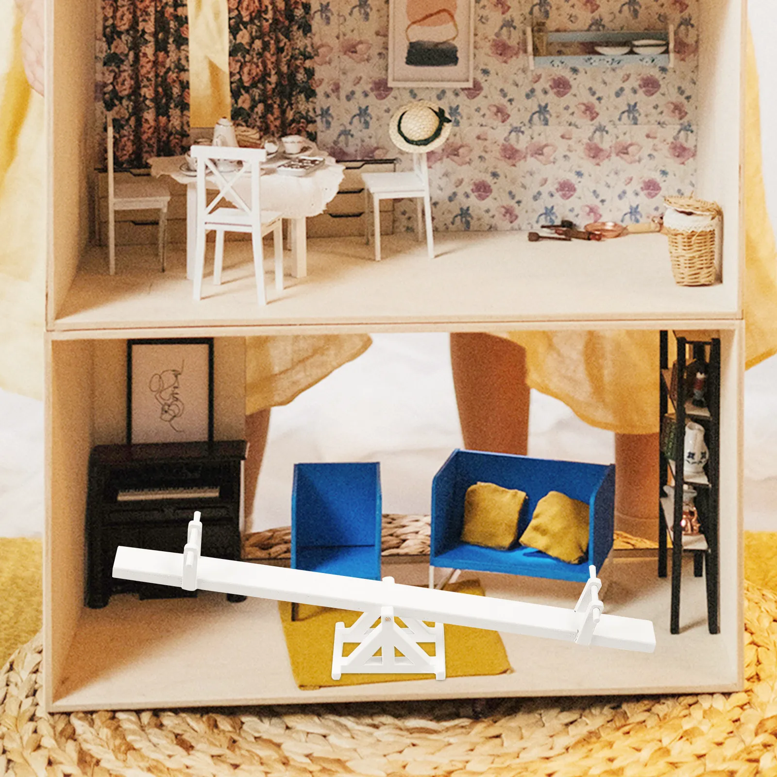 Mini Seesaw Wood Decorative Furniture Accessory for Mini House DIY Project Photography Prop Chic Adornment Seesaw Model
Mini Seesaw Wood Decorative Furniture Accessory for Mini House DIY Project Photography Prop Chic Adornment Seesaw Model