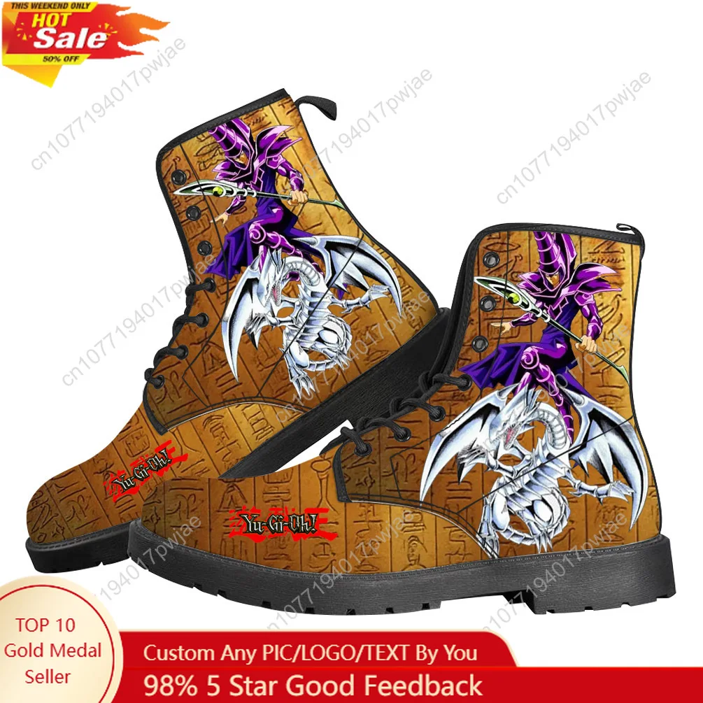 Yu Gi Oh Anime Casual Boots Yugi Muto Mens Womens Teenager Shoes Retro Street 3D water proof Boot Outdoor Customize Made Boots
Yu Gi Oh Anime Casual Boots Yugi Muto Mens Womens Teenager Shoes Retro Street 3D water proof Boot Outdoor Customize Made Boots