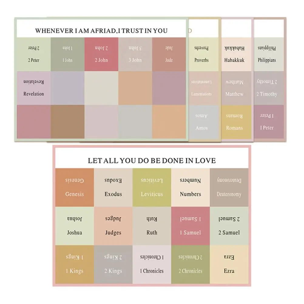 5 Sheets Bible Tabs PVC Self-adhesive for Women Men Study Efficient Reading Index Labels Book Section Details Clear Font
5 Sheets Bible Tabs PVC Self-adhesive for Women Men Study Efficient Reading Index Labels Book Section Details Clear Font
