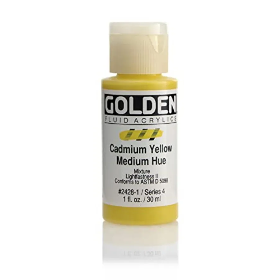 Fluid Acrylics - Cadmium Yellow Medium Hue - 1 oz Bottle
Fluid Acrylics - Cadmium Yellow Medium Hue - 1 oz Bottle