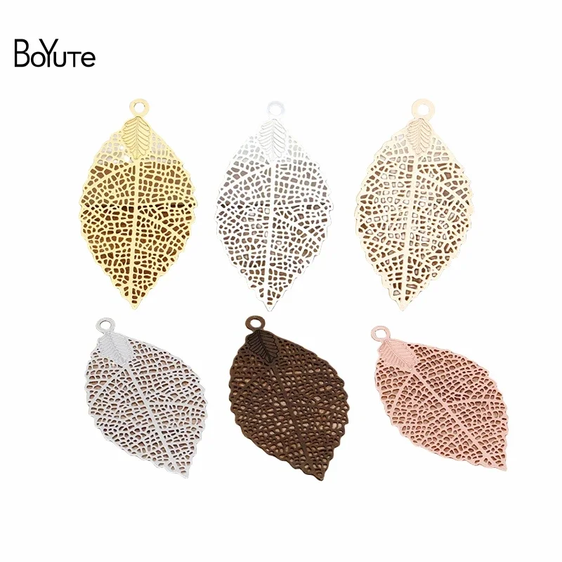 BoYuTe (50 Pieces/Lot) 35*19MM Brass Filigree Leaf Charms Handmade Materials for Earrings and Clothing
BoYuTe (50 Pieces/Lot) 35*19MM Brass Filigree Leaf Charms Handmade Materials for Earrings and Clothing