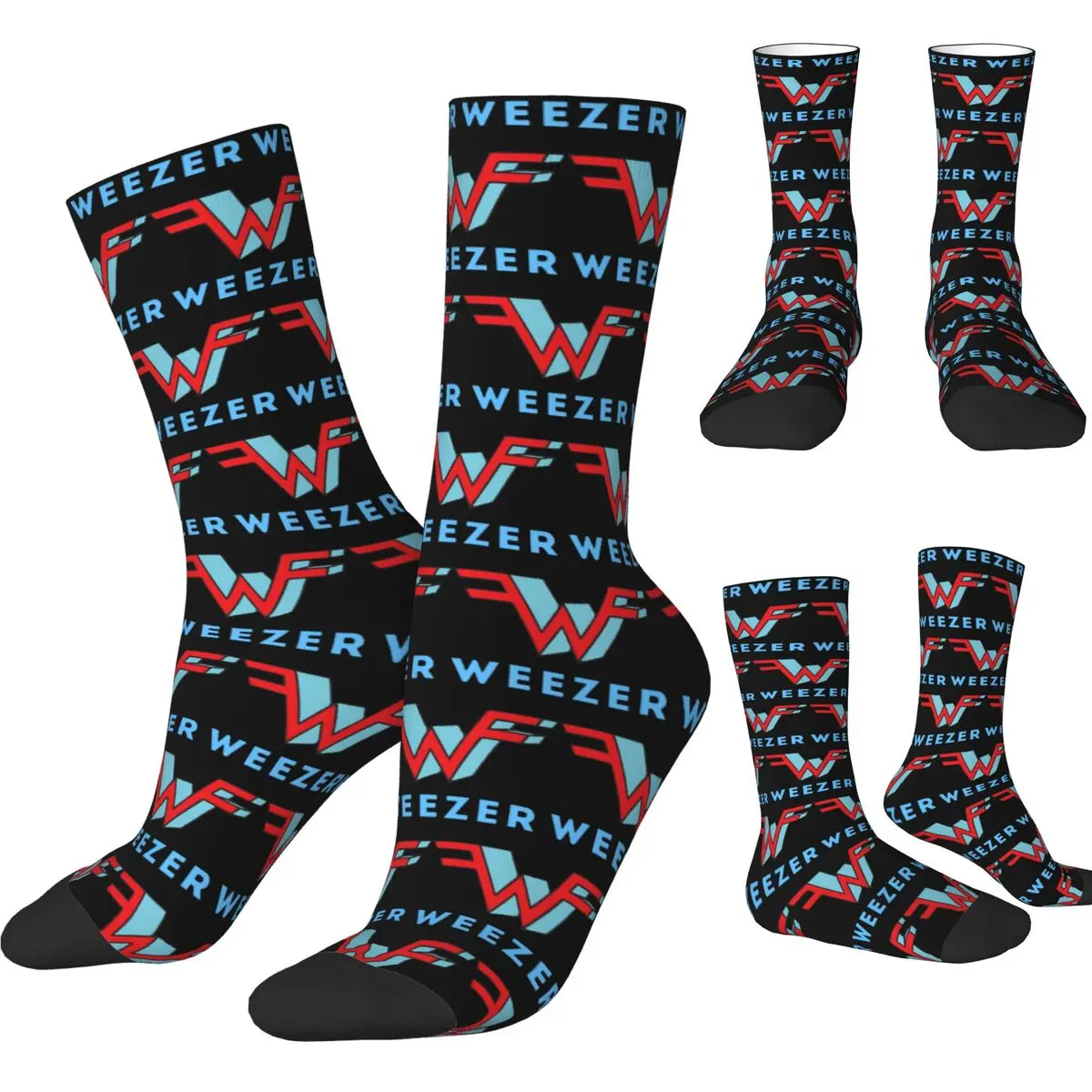 Retro Weezer Rock Basketball Socks Polyester Crew Socks for Women Men Sweat Absorbing
Retro Weezer Rock Basketball Socks Polyester Crew Socks for Women Men Sweat Absorbing