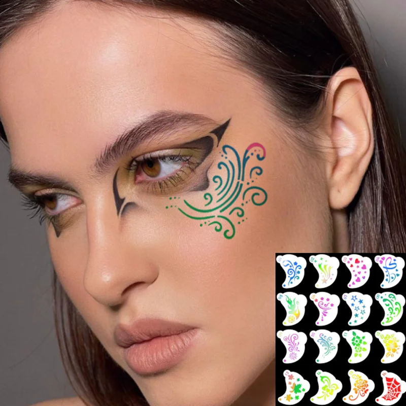 Children Facial Painting Hollow Template DIY Makeup Ball Cosplay Carnival Night Face Eyebrow Stencil Handmade Tattoo Mould
Children Facial Painting Hollow Template DIY Makeup Ball Cosplay Carnival Night Face Eyebrow Stencil Handmade Tattoo Mould