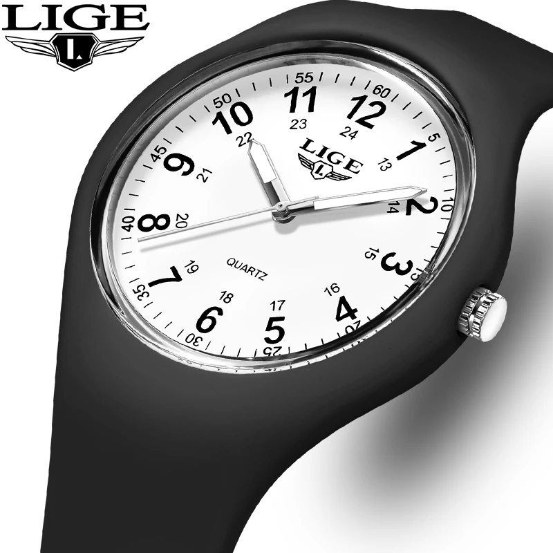 LIGE Casual Sport Quartz Man Watch Outdoor Fashion Silicone Waterproof Simple Dial Classic Waterproof Men's Watches Reloj Hombre
LIGE Casual Sport Quartz Man Watch Outdoor Fashion Silicone Waterproof Simple Dial Classic Waterproof Men's Watches Reloj Hombre