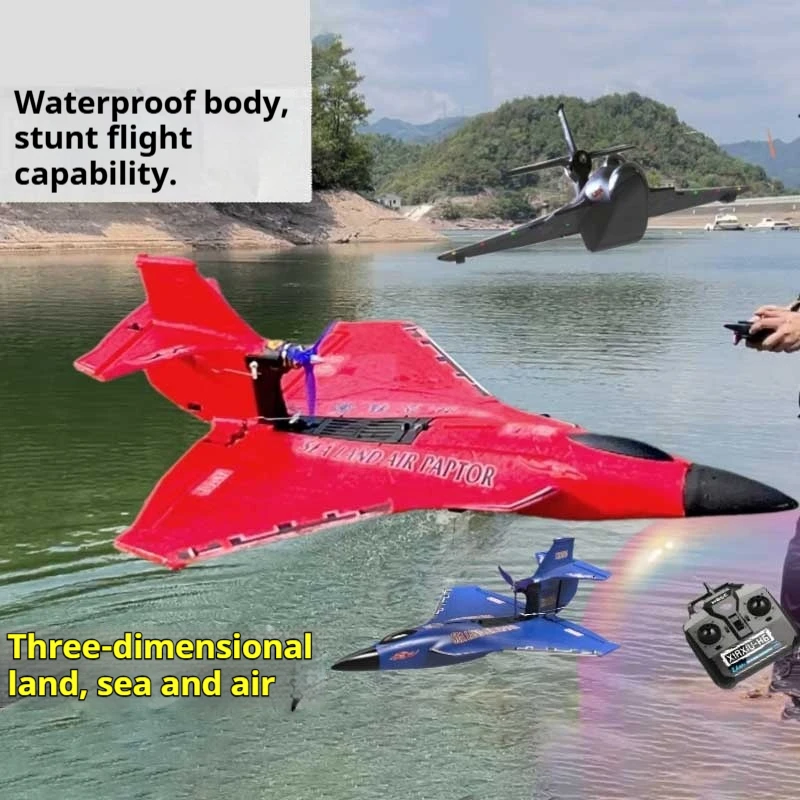 Water Land And Air Raptor H650 Fixed Wing Foam Waterproof Glide Waterproof Aircraft Brushless Motor Remote Control Electric
Water Land And Air Raptor H650 Fixed Wing Foam Waterproof Glide Waterproof Aircraft Brushless Motor Remote Control Electric